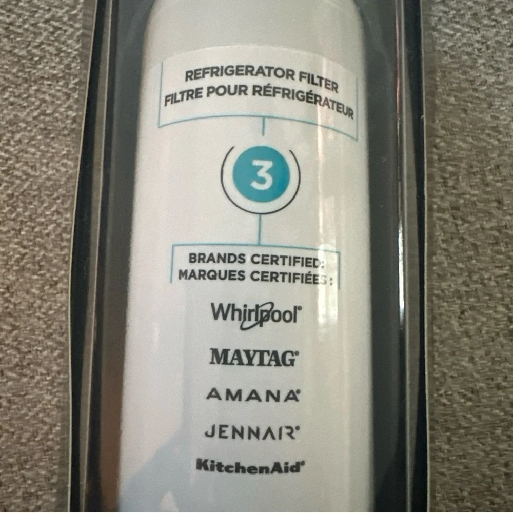 Ice & Water Refrigerator Filter - White